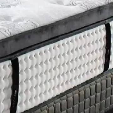 ODM 고급 니트 원단 트윈 풀 킹 사이즈 베개 탑 수면 젤 침대 롤업 스프링 매트리스 상자