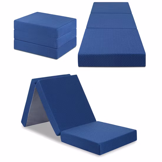 맞춤형 크기 일본 이불 고밀도 메모리 폼 트라이